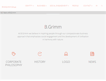 Tablet Screenshot of bgrimmgroup.com